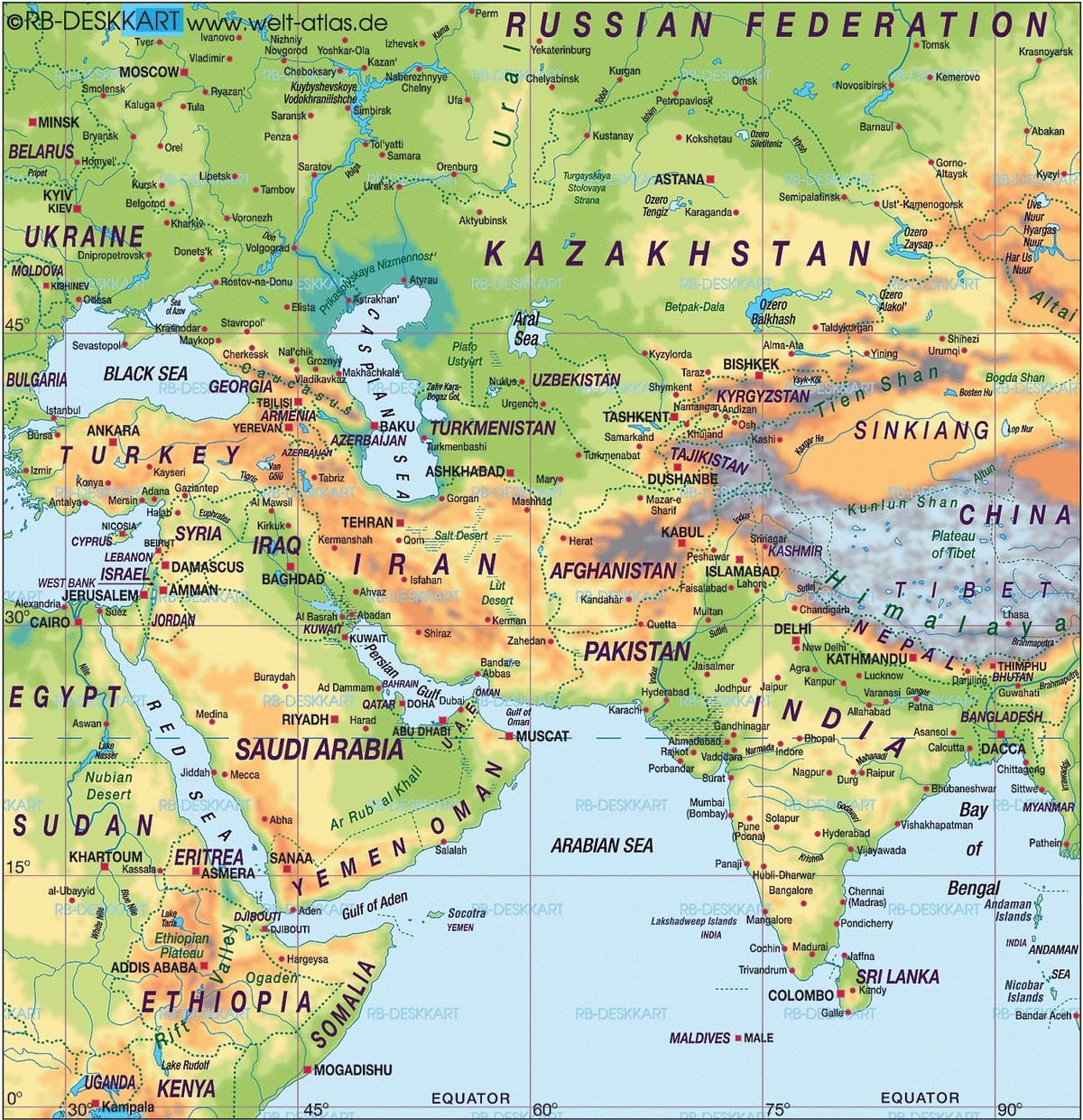 peta dari Bahrain peta dunia atlas