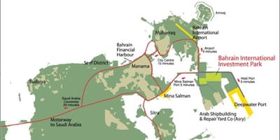 Peta dari Bahrain 2030