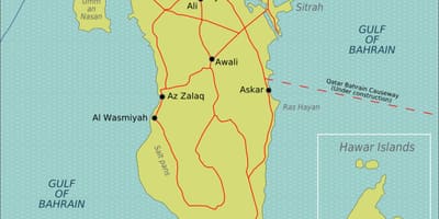 Bahrain international airport parkir peta