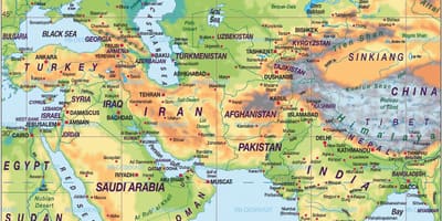Peta dari Bahrain peta dunia atlas