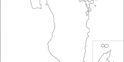 Peta dari Bahrain peta garis