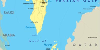 Peta dari Bahrain offline
