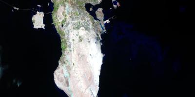 Peta dari Bahrain satelit