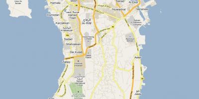 Peta jalan peta Bahrain